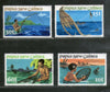 Papua New Guinea 1981 Fish Net Fishing Methods Sc 545-48 MNH # 445