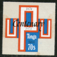 Tonga 1974 70s UPU Centenary Odd Shaped Die Cut Sc CO89 MNH # 479