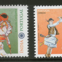 Portugal 2017 Traditional Dance Joints Issue with India Culture Art 2v MNH # 4989