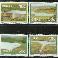 Ciskei 1989 Dams Irrigation River Architecture Lake Sc 131-34 MNH # 501