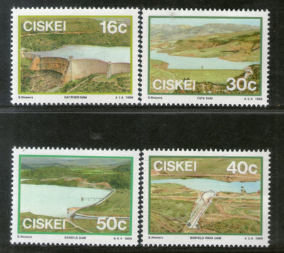 Ciskei 1989 Dams Irrigation River Architecture Lake Sc 131-34 MNH # 501
