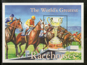 Sierra Leone 2001 Race Horses Animals Trophy Sc 2424 M/s MNH # 5064