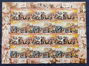 India 2007 First War of Independence Painting Phila-2281 Mix Sheetlet MNH
