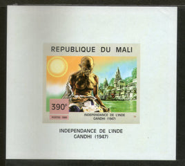 Mali 1999 Mahatma Gandhi of India IMPERF M/s MNH # 5116