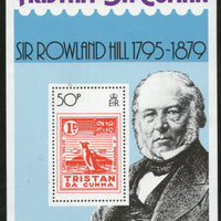 Tristan Da Cunha 1979 Sir Rowland Hill Sc 263 M/s Stamp on Stamp MNH  # 5140