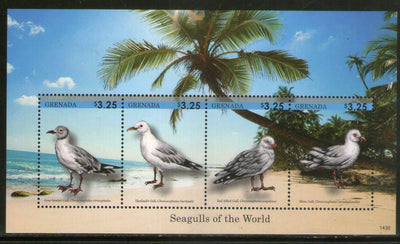 Grenada 2014 Seagulls Birds Wildlife Animal M/s Sc 4011 MNH # 5179