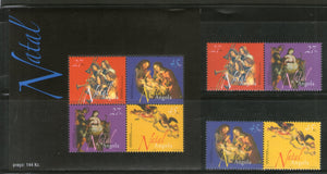 Angola 2003 Christmas Festival Sc 1252-53c 4v+M/s MNH # 5200