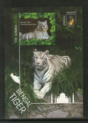 Gambia 2011 Bengal Tiger Wildlife Animal Sc 3338 M/s MNH # 5207