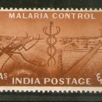 India 1955 Malaria Control 6As 2nd Def. Series Five Year Plan Phila-D27 1v MNH