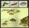 Angola 2001 Fishes Marine Life Animal Sc 1194-97 3v+M/s MNH # 5278