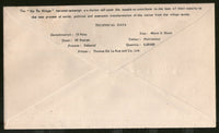 Nepal 1967 Back to Villages Campaign Sc 206 FDC Map Torch # 5321