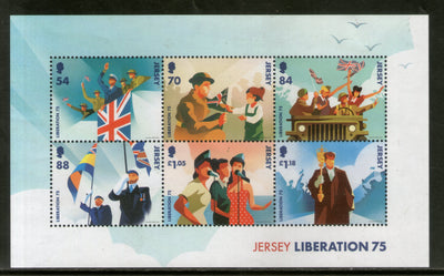 Jersey 2020 Jersey Liberation 75th Anni. Flag Sheetlet MNH # 5326