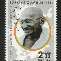 Turkey 2019 Mahatma Gandhi of India 150th Birth Anniversary 1v MNH # 5347A