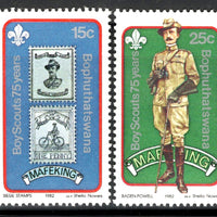 Bophuthatswana 1982 Boy Scouts Cadet Lord Baden Powell Sc 84-87 MNH # 5357
