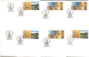 India 2011 Panch Kalyanak Jainism KANPUR 6 Special Canc. on Plain Covers # 5385
