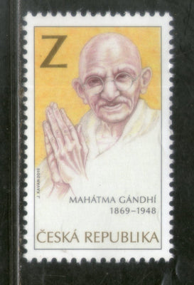 Czech Republic  2019 Mahatma Gandhi of India 150th Birth Anniversary 1v MNH # 5387A