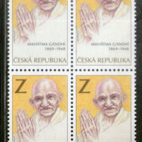 Czech Republic  2019 Mahatma Gandhi of India 150th Birth Anniversary 1v BLK/4 MNH # 5387B