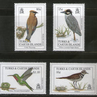 Turks & Caicos Islands 1993 Birds Wildlife Fauna Sc 1045 4v MNH # 538