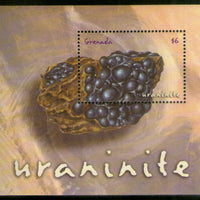 Grenada 2001 Uraninite Gems & Minerals Sc 3219 M/s MNH # 5402