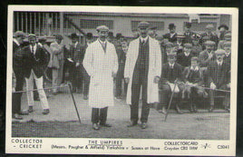Great Britain The Umpires Cricket View / Picture Post Card # 5437