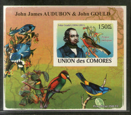 Comoro Islands 2009 Audubon Birds Wildlife Animals Fauna M/s MNH # 5466