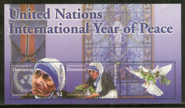 Dominica 2004 International Year of Peace Mother Teresa Nobel Prize Winner Sc 2515 M/s MNH # 5498