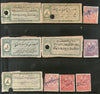 India Fiscal Bharatpur State 50 Different Revenue and Court Fee Stamps # 5501 - Phil India Stamps