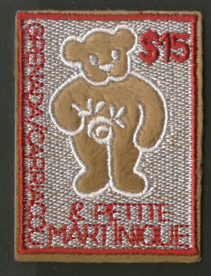 Grenada Grenadines 2003 Teddy Bear Toy Sc 2461 Embroidered Odd Shape Exotic Stamp MNH # 5506