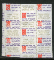 Sierra Leone 1971 2c Flag Map Coin Odd Shaped MNH # 5573a
