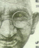 Egypt 2019 Mahatma Gandhi of India 150th Birth Anni. ERROR Pearl on Eye BLK/4 MNH # 1982