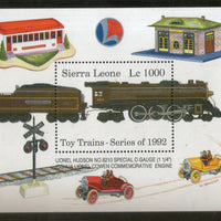 Sierra Leone 1992 Toy Trains Series Locomotive Transport Sc 1550 M/s MNH # 5633