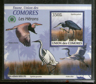 Comoro Islands 2009 Birds Wildlife Animals Fauna M/s MNH # 5645