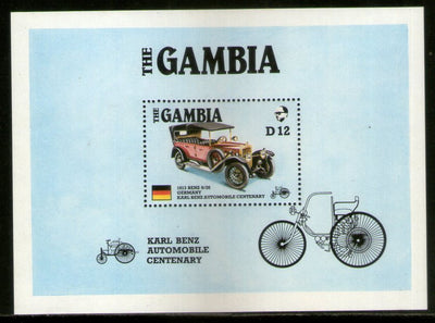 Gambia 1986 Karl Benz Automobile Cent Transport Vintage Car Sc 628 MNH # 5698