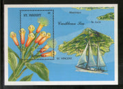 St. Vincent 1992 Medicinal Plants Clove Tree Flower Sc 1676 M/s MNH # 5712