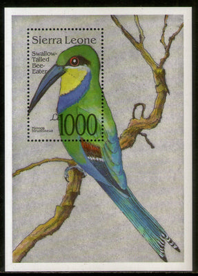 Sierra Leone 1992 Swallow Tailed Bee Eater Birds Wildlife Sc 1509 MNH # 5729