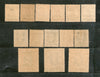 Inde État de Gwalior 14 Diff. KG VI Timbres-poste et de service Cat. 125 £+ Neuf sans charnière n° 5759 