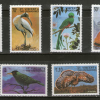 St. Vincent 1998 Parrot Toucan Birds Wildlife Fauna Sc 2608-15 MNH # 575