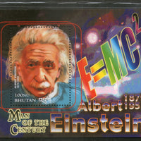 Bhutan 2000 Albert Einstein Nobel Prize Science Physics Sc 1311 M/s MNH # 5782