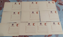 India 1998 All Human Rights for All Advt. on 25p CSP Panda Post Card Mint x 10 Pcs Lot # 5804