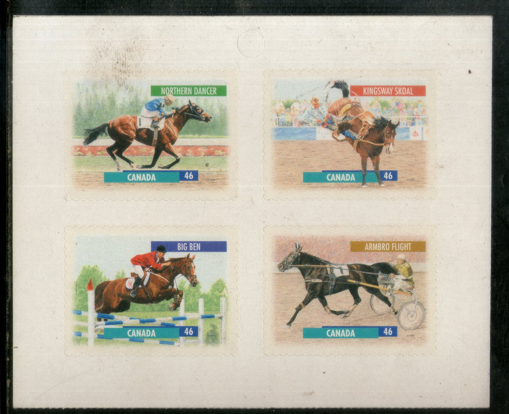 Canada 1999 Horses in Action Animal Sc 1794a MNH # 5805