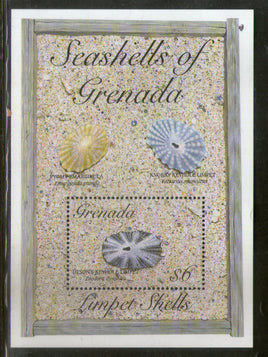 Grenada 1993 Seashells Marine Life Animals Sc 2208 M/s MNH # 5811