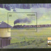 Grenada 2004 Locomotive Railway Train Sc 3460 M/s MNH # 5833