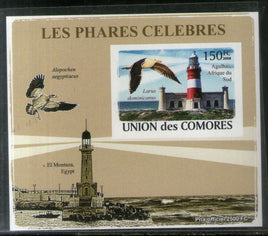 Comoro Islands 2008 Lighthouse Birds Wildlife Animals M/s MNH # 5836