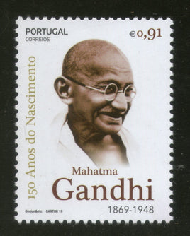 Portugal 2019 Mahatma Gandhi of India 150th Birth Anniversary 1v MNH # 12703