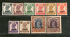 India Nabha State 10 Diff. KG VI Postage and Service Stamps Cat. £70+ MNH # 5852