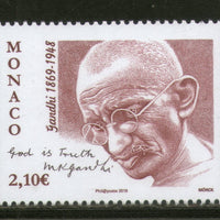 Monaco 2019 Mahatma Gandhi of India 150th Birth Anniversary 1v MNH # 5853A