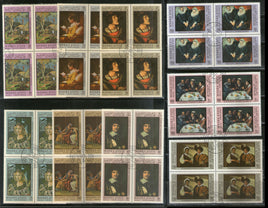 South Arabia - Mahra State 1967 Painting by Famous Painters Art 9v BLK/4 Cancelled # 5871b