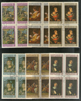 South Arabia - Mahra State 1967 Painting by Famous Painters Art 9v BLK/4 Cancelled # 5871b