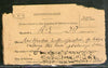 India 1896 Jorya /  Kattywar  to Karachi Canc on Acknowledgement # 5900
