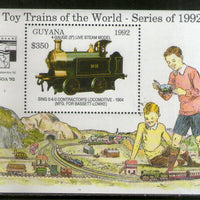 Guyana 1992 Toy Trains Locomotive Railway Sc 2629 M/s MNH # 5905